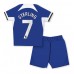 Tanie Strój piłkarski Chelsea Raheem Sterling #7 Koszulka Podstawowej dla dziecięce 2023-24 Krótkie Rękawy (+ szorty)